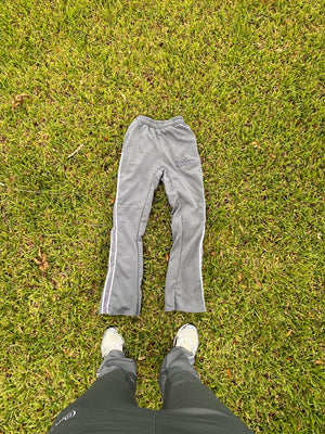 Grey Flare Track Pants