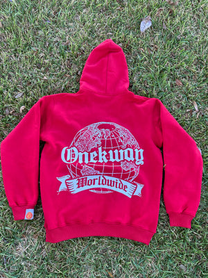 RED TWIY HOODIE